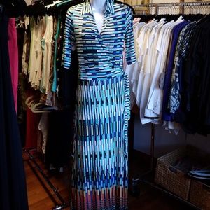 NWOT Maxi wrap dress